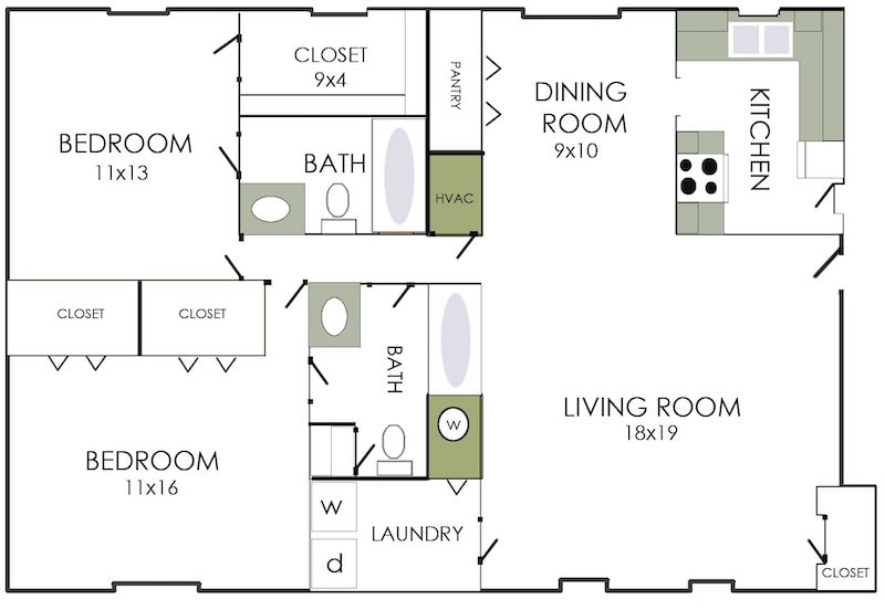 The Windsor Floorplan